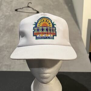 South Florida Superbowl XXXIII 1999 Hat Mens One Size Adjustable White Vintage